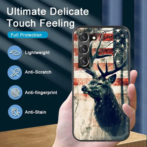 Vista 7 de Funda para Galaxy S23 5G, híbrida de doble capa (tapa a prueba de polvo integrada) (soporte magnético para automóvil) a prueba de golpes, protección
