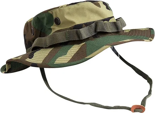 Vista 7 de Mil-Tec Sombrero unisex Trilaminate Boonie – Impermeable Transpirable Táctico Sombrero de ala ancha ventilado al aire libre con correa ajustable