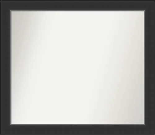 Vista 251 de Amanti Art Espejo personalizado, espejo de baño negro Astor, espejo de pared o espejo de tocador de baño sobre el fregadero (25 x 25 pulgadas)