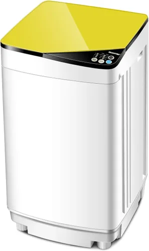 Vista 11 de Giantex Lavadora Completamente Automática, Lavadora Portátil y Secadora Centrífuga, Capacidad de 7.7 libras, Lavadora Compacta para Ropa con Luz