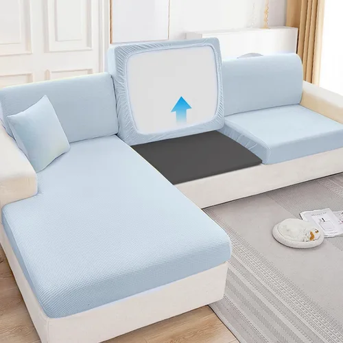 Vista 3 de 3 soportes de asiento de muebles de 20 x 20 pulgadas, espuma de alta densidad para sofá, sofá biplaza, silla, mar caído