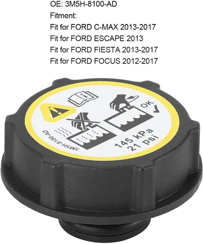 Vista 2 de KIMISS Tapa de depósito de refrigerante, sistema de enfriamiento automático para automóvil, tapa de tanque de agua de expansión de radiador