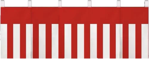 Vista 20 de Cortina japonesa para restaurante con media bandera colgante, decoración de cortina Noren para sushi Bar Izakaya, 47 x 15.7 pulgadas