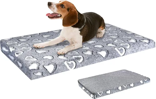 Vista 17 de VANKEAN - Tapete reversible para jaulas frío/cálido, impermeable, lavable, firme, S-XXL gris