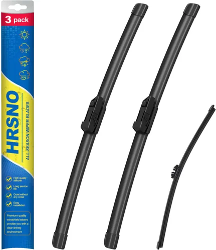 Vista 22 de Limpiaparabrisas de 15"+15" con juegos de escobillas limpiaparabrisas traseras de 13", repuesto automotriz para Jeep Wrangler 2007-2017, escobillas