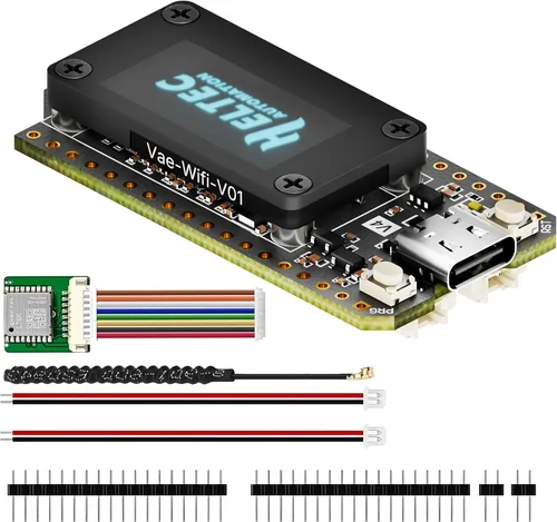 Vista 11 de Heltec ESP32 LoRa V4 - Tablero de desarrollo con pantalla, pre-soldado
