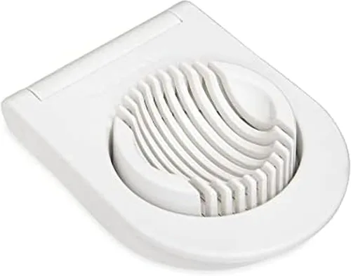 Vista 7 de KitchenAid Cortador de huevos clásico con alambres de acero inoxidable, 9 pulgadas, blanco