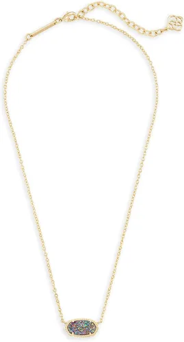 Vista 109 de Kendra Scott - Collar Elisa con dije para mujer, joyería de moda, chapado en oro de 14 quilates