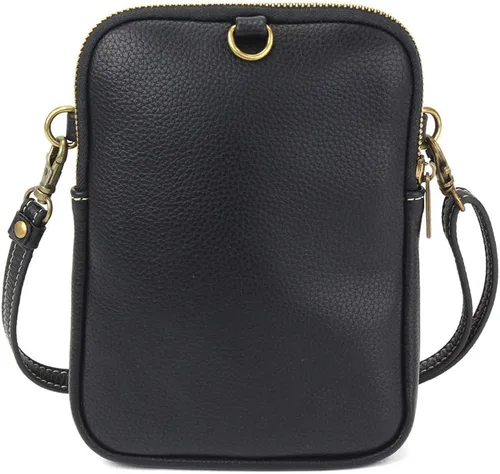 Vista 4 de CHALA UNI Cellphone Xbody - Bolso cruzado de piel sintética con protección RFID para mujer con correa ajustable