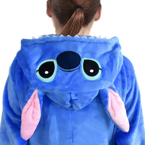 Vista 3 de Pijama unisex para adultos, para Halloween, Navidad, franela, caricaturas, cosplay, pijama