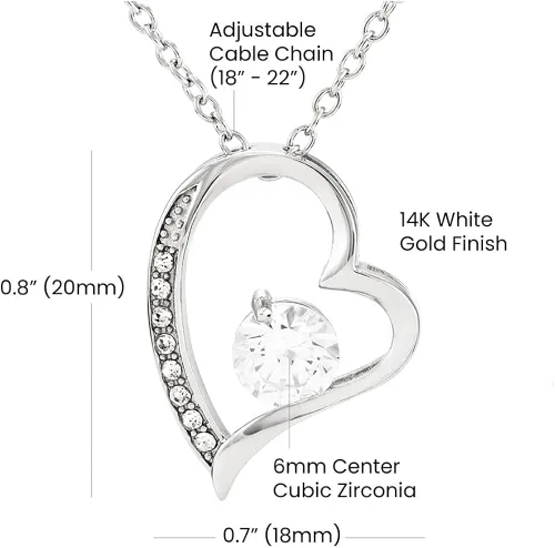 Vista 3 de ZILORRA - Collar para hija Regalos para hija de mamá, regalos para hija de papá, collares para hija de mamá, joyería de hija de papá, cumpleaños