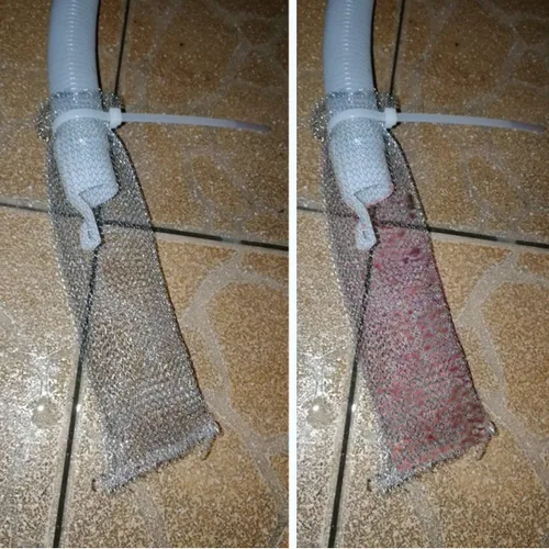 Vista 6 de Wobe - Paquete de 12 trampas de pelusa para lavadora con 12 bridas de nailon, malla para lavandería, fregadero, manguera de drenaje, filtro