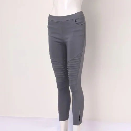 Vista 3 de GOKKILRW Jeggins - Pantalones de mezclilla ajustados para mujer, de cintura alta, ajustados, sin botones, elásticos, suaves, de mezclilla