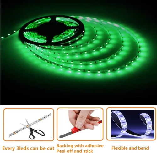 Vista 3 de HOKIION Pontón - Luces LED para barco, 12 V 20 pies, tira de luces LED marinas impermeable, luz interior de barco, luz de cubierta de barcos