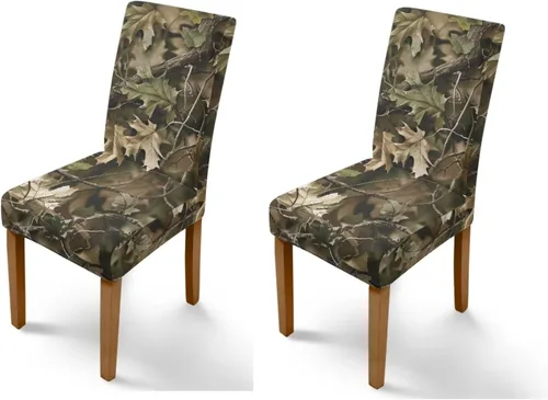 Vista 34 de Rnyleeg Juego de 1 fundas de asiento de comedor con estampado de flores azules para sillas de comedor, fundas protectoras suaves y lavables