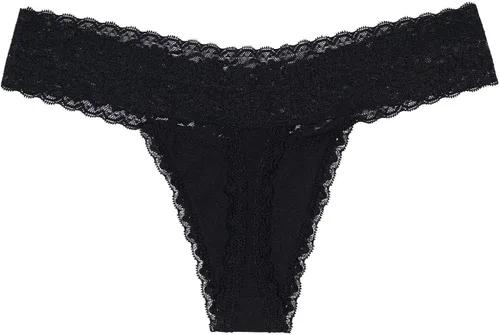 Vista 7 de LiotXecd WomensThongsLaceThongPlusSizePantiesRetro Cotton low riseUnderwearSexyTangas Colors May Vary