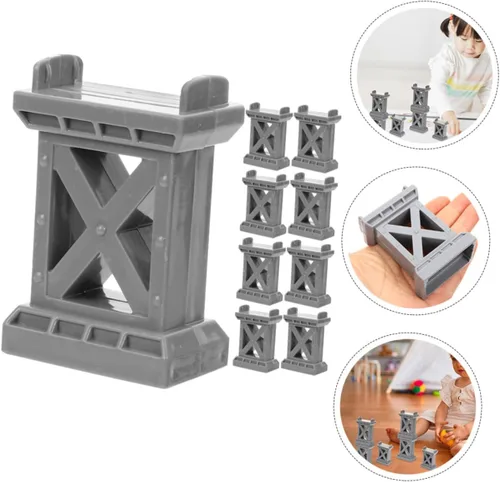 Vista 9 de Gadpiparty Muelle de tren de madera, accesorios de tren de madera, accesorios de tren de madera, accesorios de pista de tren de madera, elevadores