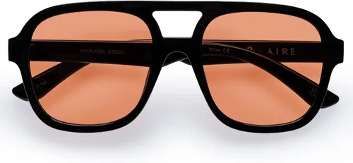 Vista 3 de AIRE Whirlpool - Gafas de sol - Negro, aviador, unisex, estilo Hollywood de los años 70