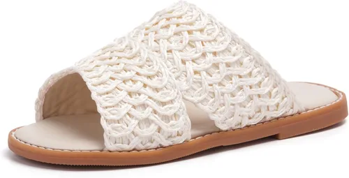 Vista 14 de THEE BRON Lindas pantuflas para niñas, sandalias elegantes para niños pequeños y niños