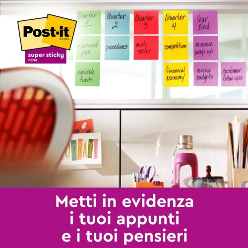 Vista 7 de Post-it Dispensador de notas Z, paquete de 2 almohadillas, 45 hojas por bloc, 2.992 in x 2.992 in, color turquesa, para una cómoda dispensación