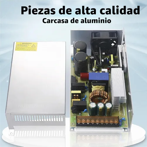 Vista 3 de DC 12V 100A 1200W Adaptador de fuente de alimentación 110V AC a 12V DC