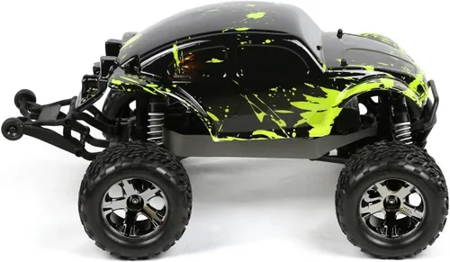 Vista 3 de SummitLink Cuerpo personalizado verde fangoso sobre negro compatible con escala 1/10 RC coche o camión (camión no incluido) STB-BG-01