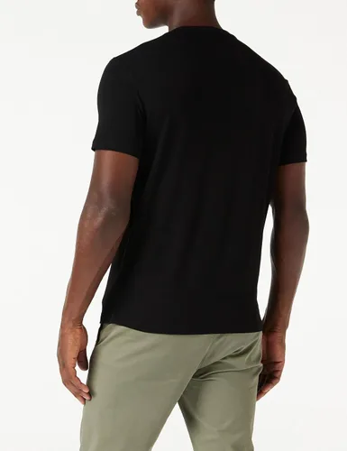 Vista 4 de AX ARMANI EXCHANGE Men's Regular Fit Tonal Logo Tee