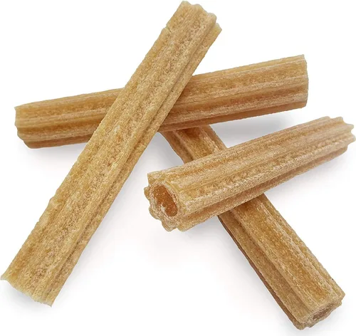 Vista 5 de Paquete de 3 masticables suaves de pollo Yaky Churros, 4 onzas cada uno, para perros, sin lactosa ni granos