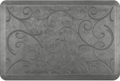 Vista 19 de WellnessMats Bella Collection - Tapete antifatiga de poliuretano, almohadilla de soporte ergonómica para el hogar, cocina, garaje, escritorio de pie
