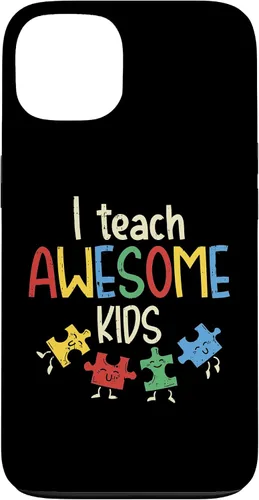 Vista 7 de iPhone 16 I Teach Awesome Kids Autismo Educación Especial Estuche para Maestro
