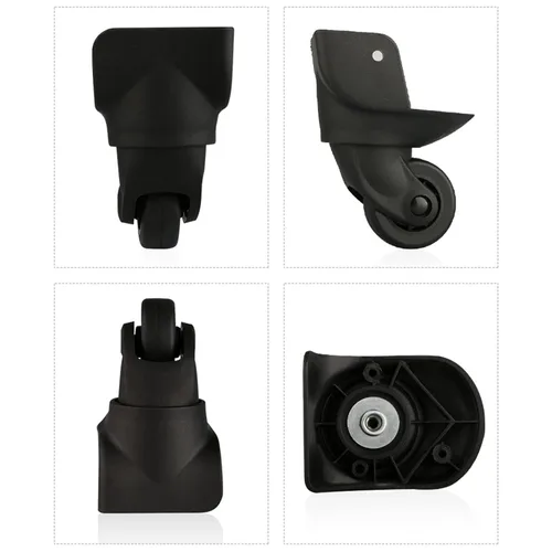 Vista 5 de Luggage Wheels,Universal Luggage Casters,1 Pair Luggage Wheel Replacement Spare Spinner Caster for Suitcase Wheel Repair (W077)