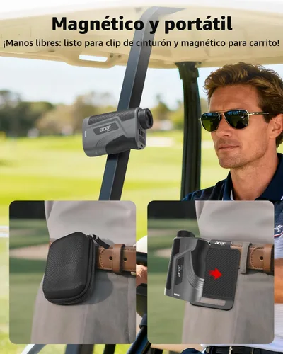 Vista 9 de Acer Gadget Golf Rangefinder with Slope On/Off, 800/1200Yards, Golf Gifts