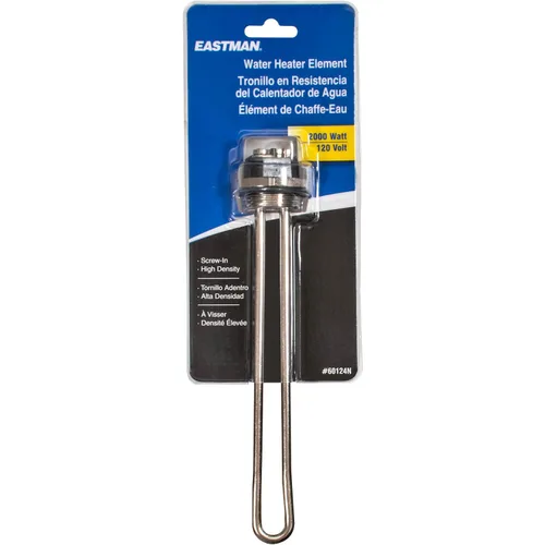 Vista 12 de Eastman Elemento calentador de agua eléctrico recto de 120 V x 1500 W de alta densidad, elemento de calentamiento de agua caliente con funda
