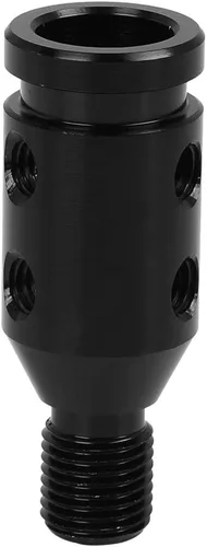 Vista 3 de X AUTOHAUX M12 X 1.25 Adaptador de pomo de cambio de marcha universal para coche, negro, para palanca de cambios sin rosca Black, Universal, Car