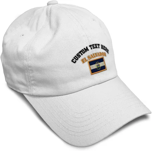 Vista 27 de Speedy Pros Sombrero de béisbol suave bordado papá sombrero El Salvador bandera bordado hombres y señoras gorra de béisbol algodón