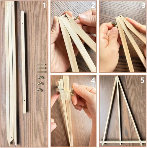 Vista 4 de BAISITE 0304 - Kit de pintura por números para adultos principiantes; paquete de 2 lienzos de 8 pulgadas de ancho x 12 pulgadas de largo; caja