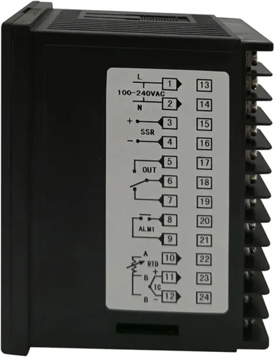 Vista 7 de 100V-240V pid Digital Temperature Controller Max Temperature Range 1372 Degrees Celsius+Radiator+2M K Thermocouple+Max 40A SSR(HD101)