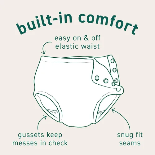 Vista 4 de i play. Baby-Girls Snap Swim Diaper