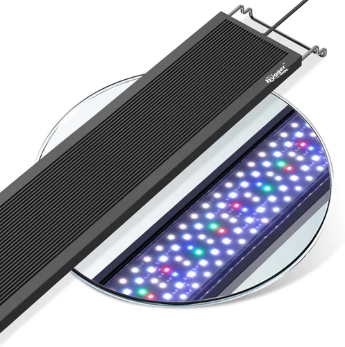 Vista 10 de hygger - Lámpara LED para acuario Sol Luna, luz de tanque de peces de espectro completo, temporizador dual día-noche, ajustable 6 temporizadores 10