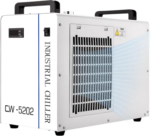 Vista 9 de Cloudray Enfriador de agua CW-3000 para grabador láser de CO2 y corte, enfriador láser, enfriador de agua industrial, con capacidad de tanque