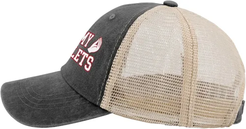 Vista 5 de Tommy Cutlets - Sombrero de camionero para mujer, divertido sombrero de malla para otoño