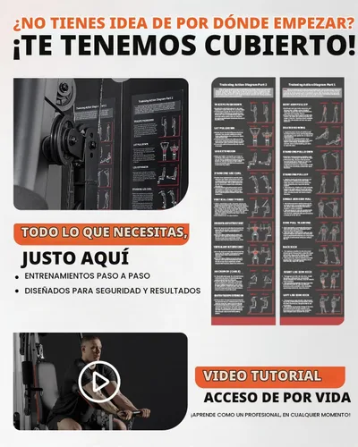 Vista 6 de Mikolo Gimnasio en casa, estación de entrenamiento con pila de pesas de 150 libras, equipo multifuncional de gimnasio en casa, equipo de ejercicio