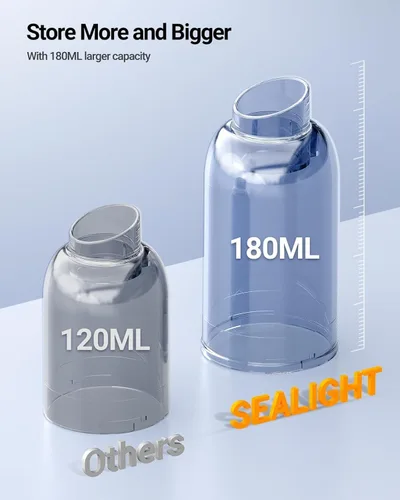 Vista 2 de SEALIGHT - Aspiradora portátil inalámbrica para automóvil, succión de alta potencia