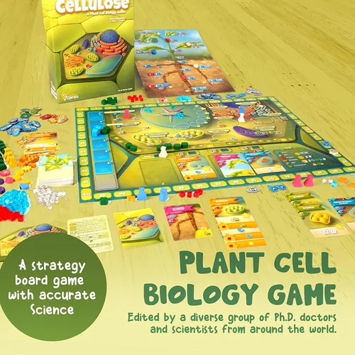 Vista 7 de Celulosa: un juego de biología celular vegetal Mensa recomienda un juego estratégico y entretenido para aprender fotosíntesis, ADN y bioquímica
