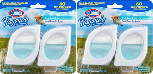 Vista 12 de Clorox Fraganzia - Ambientador para habitaciones pequeñas, manzana y canela, despegar y colocar, sin enchufe, sin batería, para armarios