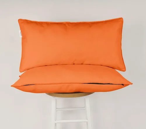 Vista 122 de Funda de almohada lumbar de tela de poliéster para interiores y exteriores, impermeable, rectangular, para todo tipo de clima, para muebles