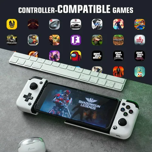 Vista 3 de GameSir X2 Pro-Xbox Mobile Game Controller para Android Tipo-C 3937-7047in controlador de teléfono para xCloud Stadia Luna - 1 mes Xbox Game Pass