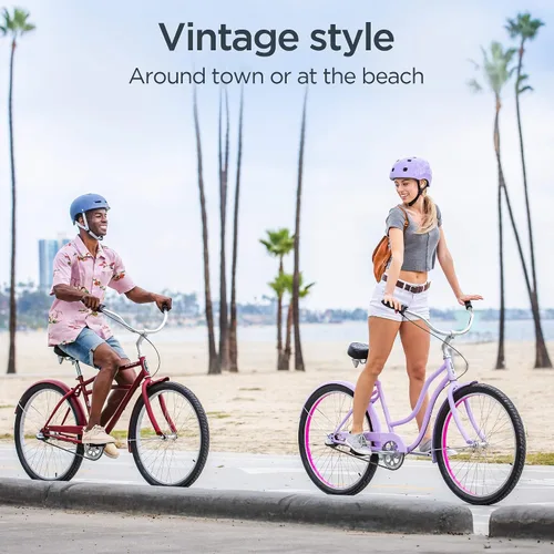 Vista 2 de Schwinn Mikko Adult Beach Cruiser Bike
