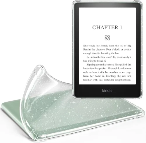 Vista 11 de iDLEHANDS Funda magnética transparente para Kindle Paperwhite de 7" de 12ª generación 2024 y Kindle Colorsoft - con AirBag compatible con iPhone