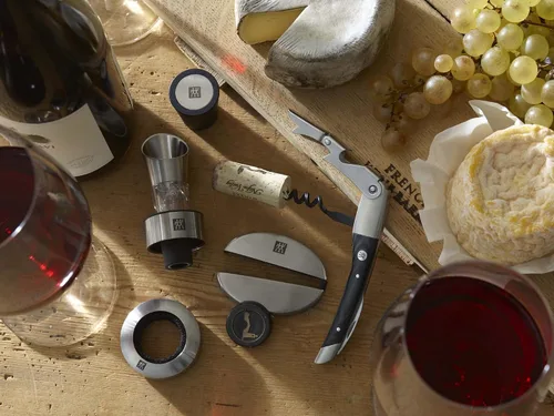 Vista 4 de Zwilling J.A. Henckels - Juego de herramientas de vino de acero inoxidable (4 piezas)